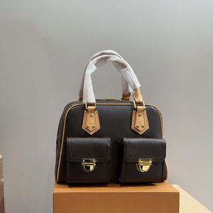 Bolso de mano con múltiples bolsillos, correa para el hombro, bolso, bolso, bolsas de compras, bandolera, Hobo, bolsos de cuero genuino, bolso con tapa para las axilas, billetera para mujer ajustable