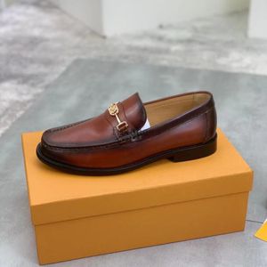 Designer Damier Driving Shoes Classic Major Loafer Dark Brown Esmaltado Couro Mens Casual Vestido Sapato Hockenheim Mocassim Borracha Nuds Outsole Mocassins Slip On 1.9 06