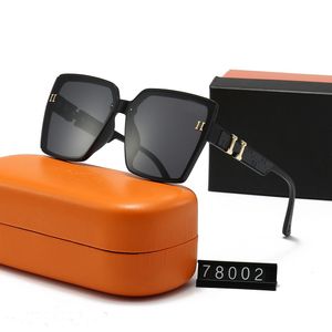Designer-Sonnenbrille für Damen, Herren, Brillenglas, Vollrahmen, UV400, bunt, Vintage, Master-Sonnenbrille für Damen, Luxus-Übergröße, Adumbral mit Originalverpackung H002