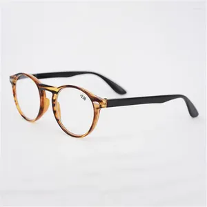Occhiali da sole Occhiali da lettura vintage ultraleggeri Donna Uomo Montature rotonde per occhiali da lettura marroni moda femminile