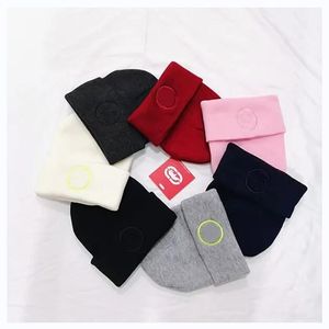 LL Beannibt Beanie Designer Cap Men and Women for Winter Come Warm Hat Weave Gorro Hat 7 Colors