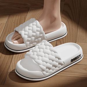 GAI GAI Summer Women Thick Slippers Sole Beach Slides Bathroom Anti-slip Soft Sandals Fashion Ladies Cloud Shoes 240115