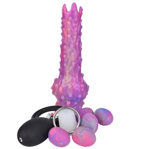 sex toys Firefly glow-in-the-dark sex toy pneumatic + push rod ovipositor spitting egg laying device masturbation device the boys g r