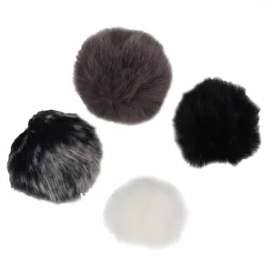 Microfoni Universale Lavalier Microfono Furry Parabrezza Pelliccia Parabrezza Vento Muff Morbido Per Sony Rode Boya Risvolto Mic 5Mm