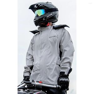 레이싱 재킷 두꺼운 방수 레인 코트 레인 바지 세트 성인 분할 자켓 판초 야외 오토바이 사이클링 레인웨어