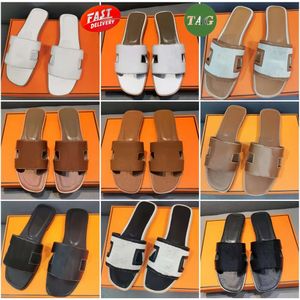 2024 Damen-Sandalen, Designer-Schuhe, Hserme Damen-Hausschuhe, modische, luxuriöse Blumen-Hausschuhe, flache Leder-Gummi-Sandalen, Sommer-Strand-Schuhe, Slipper, Gear-Sohle-Hausschuhe