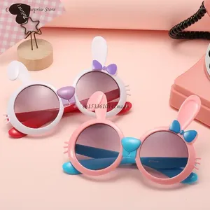 Haarschmuck 2 Teile/satz Cartoon Baby Stirnband Sonnenbrille Set Für Reise Kinder Kinder Bowknot Band Mädchen Dropship