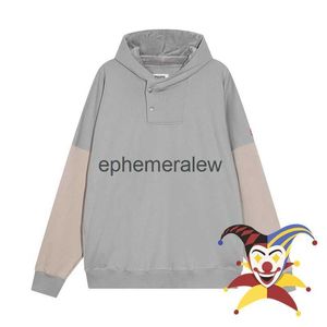 メンズパーカースウェットシャツパッチワークバティックキャビンプレンプセフーディーメンウーマンフード付きコートcav emhtephemerwe