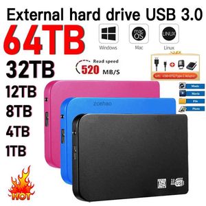 USB Flash-enheter Portabel extern SSD 1TB Höghastighets extern hårddisk 2TB Mobil Solid State Drive USB 3.1 SSD hårddisk för bärbar dator