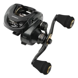 JOHNCOO ARES Baitcasting-Rolle, Aluminiumrahmen, Salzwasser-Angelrolle, 6,3 1 Übersetzungsverhältnis, 12 kg maximale Zugkraft, Low-Profile-Baitcast-Rolle 240116