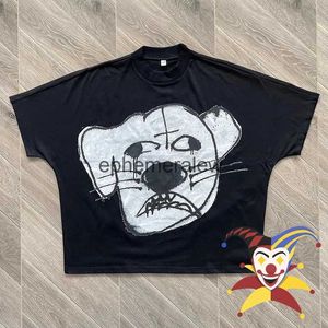 Men's T-Shirts Blutosatire T Shirt Men Women High Quality Oversize Dog Print Top Tees T-shirtephemeralew