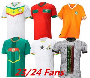 2023 Coppa d'Africa Mali Marocco maglie da calcio Senegal MANE Hakimi Ghana KOULIBALY maglia Serbia MAHREZ Ziyech nazionale KOUYATE uniformi da calcio Egitto d'Avorio 999