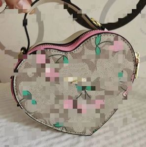 Quality Desinger Heart Shaped Bag Mini Cute Shoulder Bag Women Handbag Vintage Cloudy Tote Leather Fashion Pink Crossbody bags