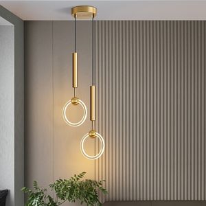 Lampa wisząca sypialnia sypialnia nowoczesna minimalistyczna nordycka światło luksusowy żyrandol restauracja