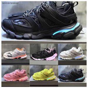 ZY10 Balencaigaities06 Led Track 30 Designer Shoes Men Women Fashion Luxury Sneakers Triple Black White Pink Blue Orange Tesss Gomma Sneaker Tracks Balencia Q2S8