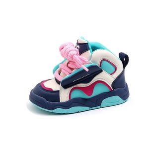 Sneaker per bambini autunnali - scarpe sportive alte con assi colorate per scarpe per bambini e ragazze per ragazzi 240116