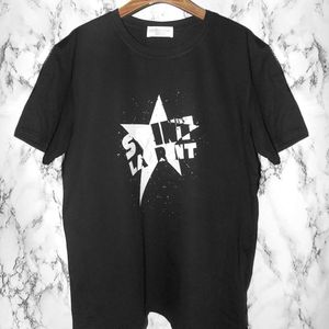 Designer di lusso Laurents Moda classica Casual Maniche con stampa a stella Comoda maglietta corta Camicia a maniche corte trendy