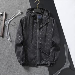 Jaquetas masculinas Casual Mens Jaqueta Casaco Caps Luxo Designer Bomber Jaqueta de Alta Qualidade Carta Vermelho Listrado Jaqueta Outono Moda Ao Ar Livre Hoodies Casacos T