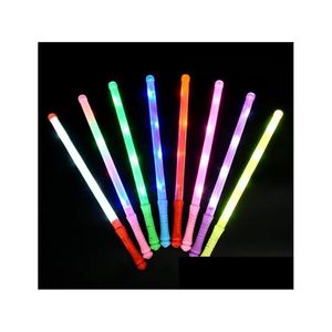 Decoração de festa 48cm 30 pcs brilho vara led rave concerto luzes acessórios néon varas brinquedos no elogio escuro jl0629 gota entrega dh5bn