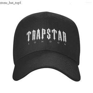 Trapstar bestickte Trapstar-Baseballkappe für Männer und Frauen, Hip-Hop-LKW-Fahrer, Vaterhut, Sommerhut, Strand, Golf, Sonnenblende, verstellbar, modisch, Trapstar-Hut 3562