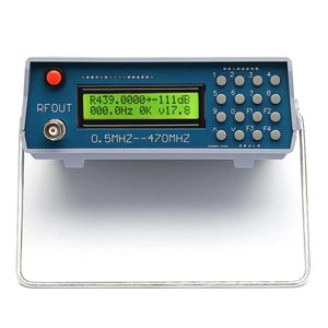 Talkie 0,5MHz470MHz RF Signal Generator Meter Tester för FM Radio Walkietalkie Debug Digital CTCSS Singal Output