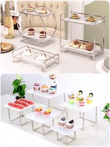 13PCS Metal Rack Cake Foods Prezentacja Stojak na Trace Buffet Trace Candy Placi