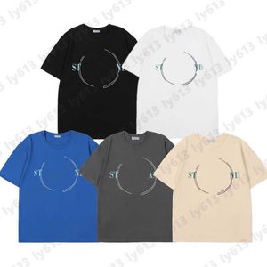 Designer T Shirt Men Summer bawełniane topy luksusowe T -koszule dla mężczyzn logo logo graficzna dekoracja moda moda swobodny krótki rękaw okrąg