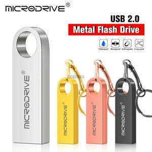 USB Flash Drives Mini Metal USB Flash Drive 4GB 8 GB 16GB 32GB Anpassa penna Drive 64 GB 128G USB Memory Stick U Disk Presentanpassad
