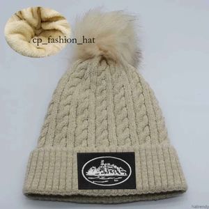 Cortezs Beanies Cortieze Beanie Tasarımcı Y2K Corteizd Sonbahar Kış Büyük Yün Top Kalınlaştırılmış CRTZ Çift Katmanlı Yün Şapka Açık Sıcak Örgü Beyaz Fo Fo Fox Şapkaları 6022