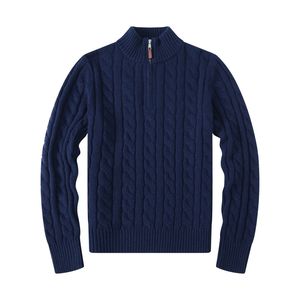 2024 Nuovo marchio piccolo cavallo ricamato maglione cardigan da uomo designer Polo classico capispalla moda tessuto a maglia bottone maglia