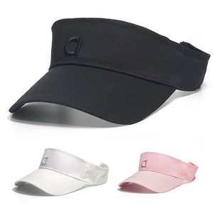 AL CASTIVATE VISOR HATテニスランニングゴルフキャップ野球キャップコットン刺繍ロゴ男と女性ホリデーサンプロテクション帽子トレーニングアヒルの舌の帽子