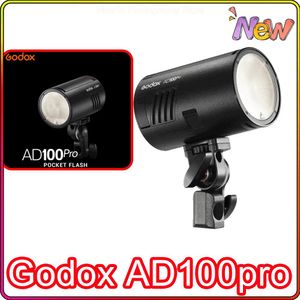 الملحقات Godox AD100PRO 100WS Outdoor Flash Speedlight 2.4g Wireless X AD100 Pro Pocket Flash لـ Sony Nikon Canon Fujifilm