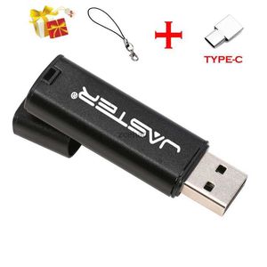 USB-флешки JASTER Пластиковые USB-флешки Ручки Pendrive Бесплатная доставка Товары Memory Stick 4 ГБ 8 ГБ 16 ГБ 32 ГБ 64 ГБ Бесплатная настройка