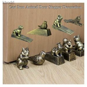 Gartendekorationen, kreative Vintage-Tierstatue, Gusseisen, Tor, Türstopper, Hund, Frosch, Tier, Schwein, Briefbeschwerer, Heimbüro, Gartendekoration, Ornament, YQ240116