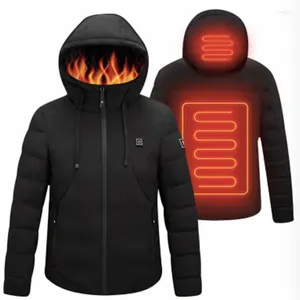 Hunting Jackets Winter Heating Clothing USB Charging Cotton Hooded Thickening Warm Jacket Outdoor Sports