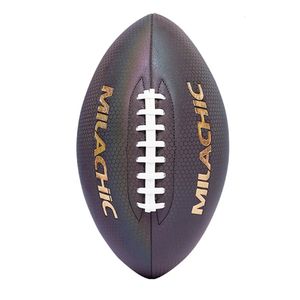 Size 6 American Football Rugby Ball Footbll Competition Training Practice Team Sports Reflective y240116