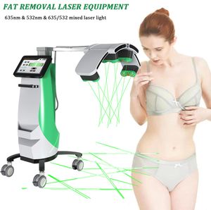 Lazer İnce Makine Laserlipo Diyot Kilo Kaybı Lipo Hafif Yağ Lipoliz Liposuction Vücut Kontur Ekipmanı Çift Dalga Boyu 10 Bitti