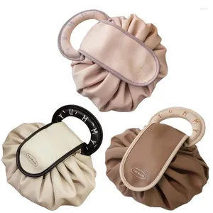 Borse portaoggetti Borsa per trucco Custodia da viaggio in pelle di grande capacità Organizer Scatola per accessori da toilette per regali di cosmetici