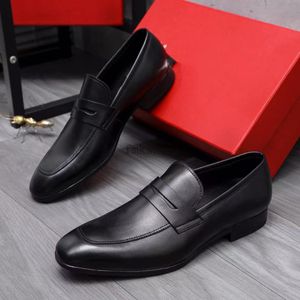 Designer loafers gancini dress shoes men flats genuine leather luxury moccasins oxford shoes party wedding office shoes 1.9 06