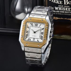 40 mm moda luksusowa zegarek dla kobiet i męskich zegarków ze stali nierdzewnej Wodoodporna szafir
