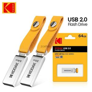 Unidades Flash USB KODAK USB 2.0 Pen Drive 16GB 32GB 64GB K122 Metal USB Flash Drive Memória Freeshipping