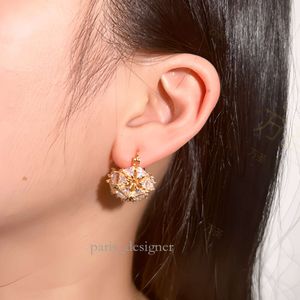 Xian Qi High End Earrings Earrings Earrings Earrings High End Jircon Earrings Design Sense 925シルバーハイエンドライトラグジュアリーイヤリング446 431