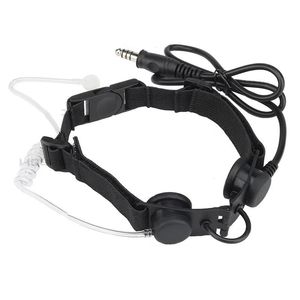 Talkie Mic Tactical Throat Microphone Air Tube Headset Tactical Walkie Talkie Accessories Compatible with U94 TCI PTT