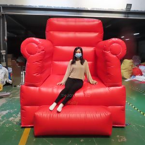 3m-10ft high Outdoor Activities king throne inflatable chair for kids birthday party inflatable antique throne chair balloon