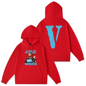 VLONE brand free shipping Unisex Hoodies mens womens Cotton Long sleeved big V letter front and back print Street Fashion autumn Luxury quality tops Sweatshirts