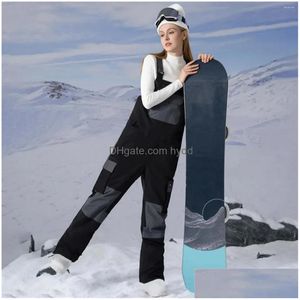 Others4 Skiing Pants Womens Blocking Ladies Dress For Tall Women Stretch Girls Drop Delivery Sports Outdoors Cam Hiking Others Dhpff