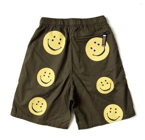 Shorts masculinos Chegada Kapital Hirata e Hongri Sweet Face Print Retro Moda Americana Casual Capris Feminino