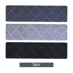 Tapetes 5pcs Stair Runner Tapetes Não Slip Tapete Resistente Escadas Interior Passo Passos para Passos de Madeira Animais de Estimação Idosos