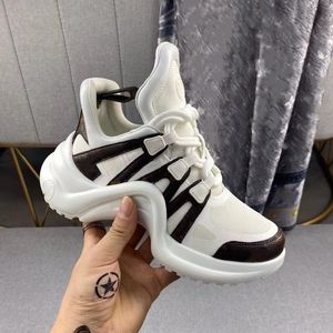 Designer Archlight Sneakers Runway Dress Shoes Lace Up White Trainer Chunky Trainers Leather Louisely Purse Crossbody Viutonly Trendy Shoes