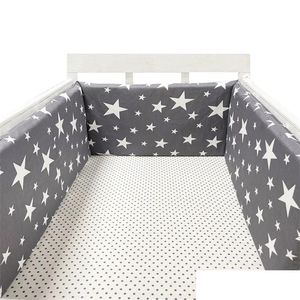 Bed Rails 20030Cm Baby Crib Fence Cotton Protection Railing Thicken Bumper Onepiece Around Protector Room Decor 220909 Drop Delivery Dhfk1